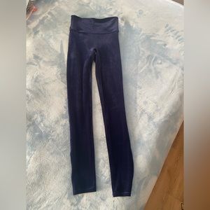 Spanx Blue velvet legging.